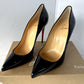 New Christian Louboutin Shoes so Kate 120MM Pumps Size 39 Black Patent Leather