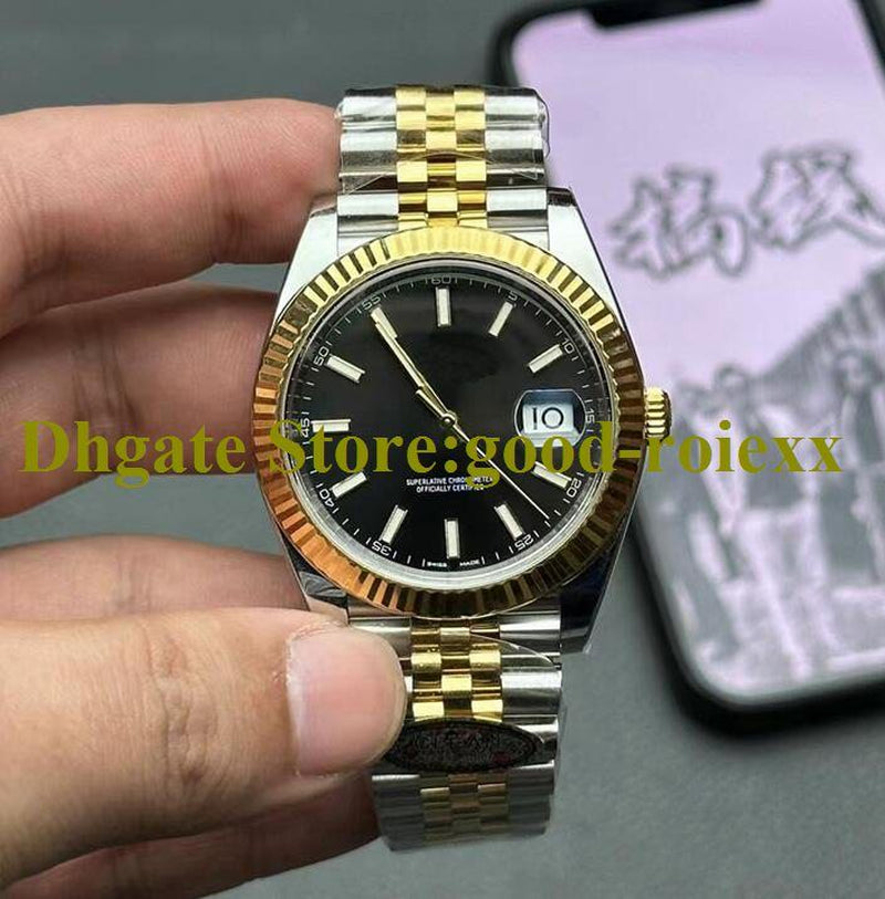 Men'S Watches Men Automatic Cal.3235 Clean Watch Water Resistant 41Mm Yellow Gold Cleanf Eta Wimbledon 126333 Wristwatches