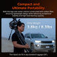 X Potato Jet Tribex Hydraulic Carbon Fiber Tripod, Fast Extend Camera Video Tripod with 4-Step Counterbalance Fluid Head, Step-Less Damping on Pan/Tilt, Load 13.2Lbs for Dslr(Standard Series)