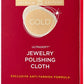 Premium Edition Ultrasoft Gold Polishing Cloth with Anti-Tarnish, Large Value Size 14X14 Inches