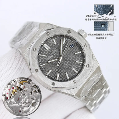 ZF Factory Men'S and Women'S 15550 Watch Small Size 37Mm Fully Automatic Cal3120 Mechanical Movement 50Th Anniversary Top Craftsmanship Quality