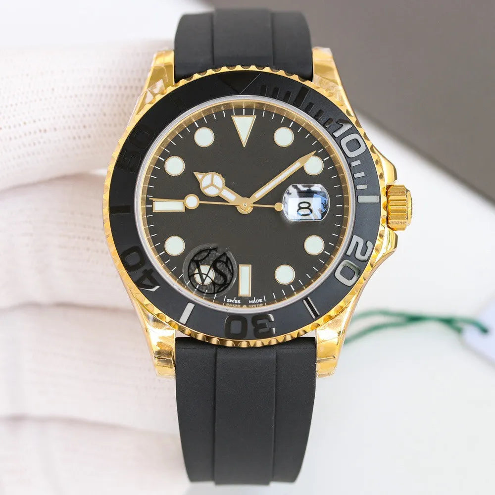 VSF Factory Yacht II 42Mm M226659 3235 Movement Automatic Mechanical Watch Ceramic Bezel Designer Luxury Mens Watches Sapphire VS Clean Rubber Band