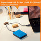 6TB My Passport, Portable External Hard Drive, Blue, Backup Software with Defense against Ransomware, and Password Protection, USB 3.1/USB 3.0 Compatible - BR9S0060BBL-WESN
