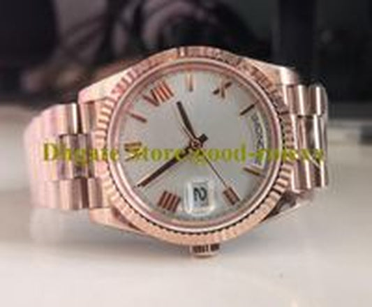 7 Colour Mens Watches Men Watch Bpf Green Brown Champagne White Automatic 2813 Movement BP Everose Time Day Date Rose Gold Crystal Chocolate Factory Wristwatches