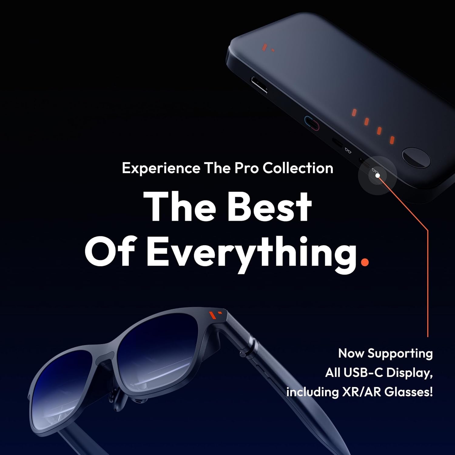 Pro Mobile Dock Compatible with Playstation, Co-Op Stream & Play, Supports 2D/3D Content, Fits Switch, Handheld Gaming Consoles, Fire TV, HDMI Devices, for USB-C Display & XR/AR Glasses