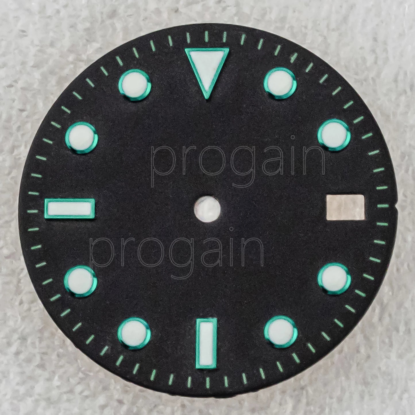 New NH35 Dial Green Luminous Watch Faces 28.5Mm Single/Double Calendar Dial Fit NH34 NH35 NH36 Movement SUB GMT Watch Parts