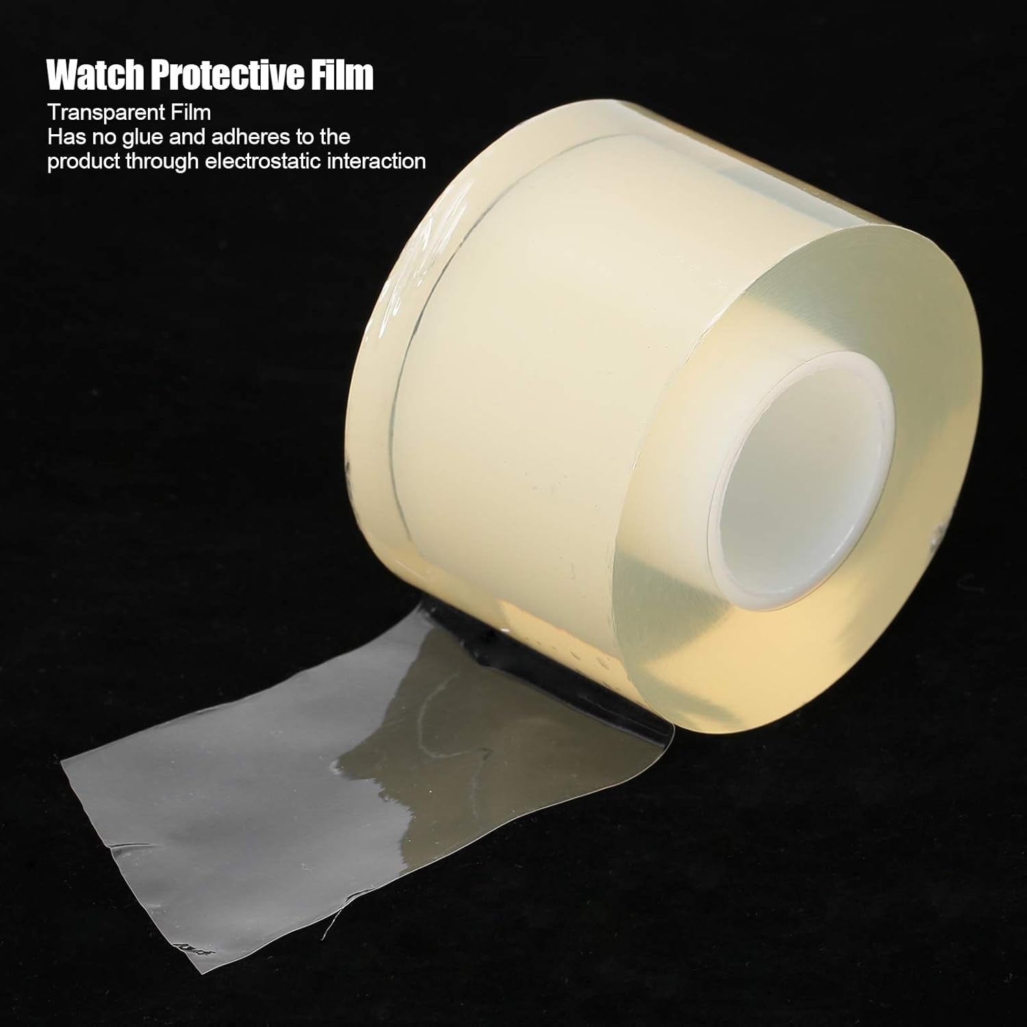 Protective Film Tape for Watch, 50Mm Watch Protective Film Watch Tape Protector anti Static Transparent Clear Film Watch Jewelry Protector Tape Screen Protective Tape Watch Tools Watch Protector Tape