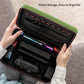 Switch Case for Nintendo Switch and Switch OLED Model, Portable Full Protection Carrying Travel Bag with 18 Game Cards Storage for Switch Console Pro Controller Accessories Green