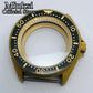 42Mm Watch Case Domed Sapphire Glass Ceramic/Titanium Bezel 200M Water Resistant Fit NH35 NH36 Movement