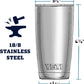 Rambler 20 Oz Stainless Steel Vacuum Insulated Tumbler W/Magslider Lid