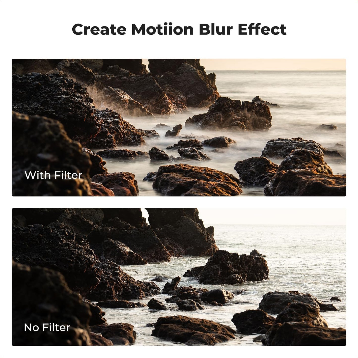 95Mm Putter Variable ND Filter ND2-ND400 (1-9 Stops) 28 Multi-Layer Coatings Import AGC Glass Adjustable Neutral Density Filter for Camera Lens (Nano-X Series)