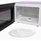 Retro 0.7 Cu. Ft. 700-Watt Countertop Microwave Oven, Lavender
