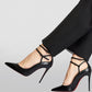 Christian Louboutin CONCLUSIVE 100 Double Ankle Strap Heels Pumps Shoes $1045