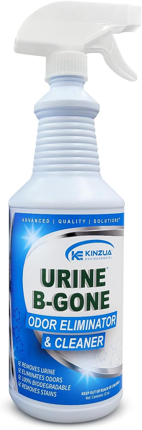 Urine B-Gone, Professional Enzyme Odor Eliminator & Pet Stain Remover, Human, Cat & Dog Urine Cleaner, Effective on Laundry, Carpets & More, Original Scent, 1 Gallon