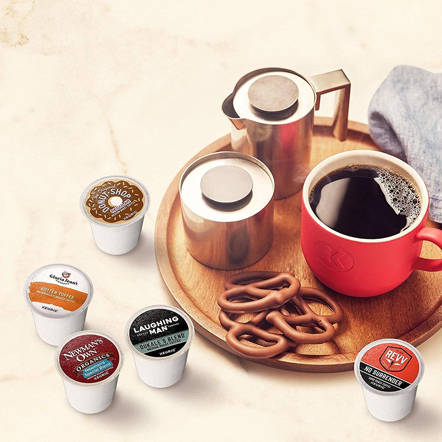 Coffee Lovers' Collection Variety Pack, Single-Serve Coffee K-Cup Pods Sampler, 60 Count