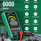 TSM-599 Smart Digital Multimeter, TRMS 6000 Counts, Voltage Tester, Volt Meter with NCV, DC/AC Voltage&Current, Resistance, Continuity, Diode, Capacitance, Hz%, Temperature, Live Wire - Green