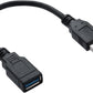 USB 3.0 USB Male a to Female a High Speed Standard USB Extension Cable - Extender to USB Hub,Black 8 Inch