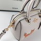 COACH Rowan MINI XS Dancing Kitten Cat Crossbody Bag Chalk Gold CD445 Outlet New