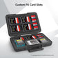 Memory Card Holder Case 15 Slots, Water-Resistant for SD Card, Micro SD Card, Cfexpress Type A/Type B Card, XQD Card - 3192