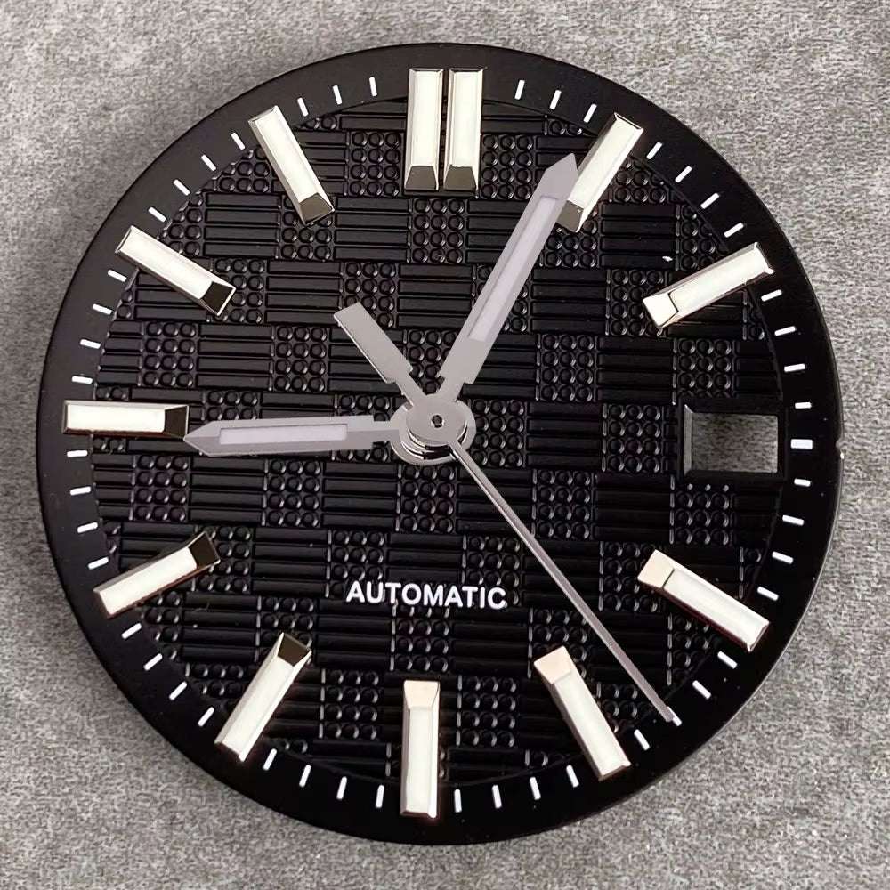 40Mm for Ingenieur IWC Style Mod Watch Case Sapphire Glass Fit NH35 NH36 Dive Men'S Wristwatch Accessories Parts Steel Bracelet