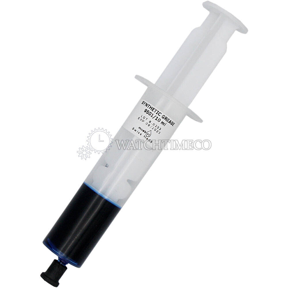 Moebius 9501 Synthetic Watch Grease, 10 Ml Syringe