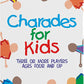 Charades for Kids Peggable - No Reading Required Family Game Multicolor ,5"