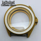 42Mm Watch Case Domed Sapphire Glass Ceramic/Titanium Bezel 200M Water Resistant Fit NH35 NH36 Movement