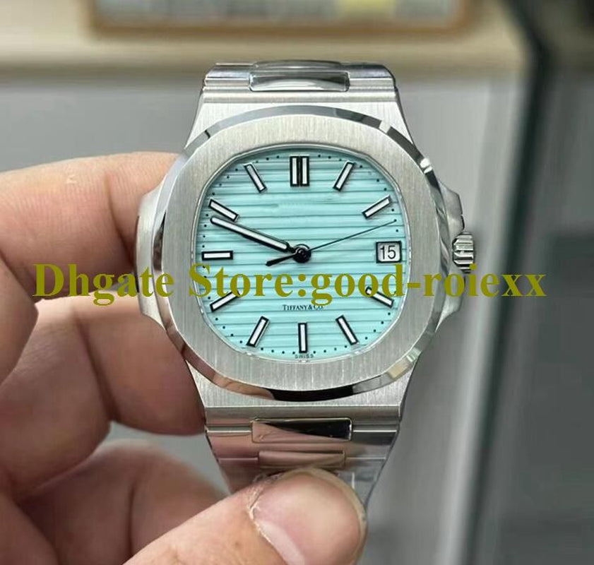 Men'S Watches Men Automatic Cal.26-330 Movement Watch 3K Maker 5811 Green Blue Gray White Dial 40Th Anniversary Steel 3Kf Eta Crystal 41Mm Wristwatches