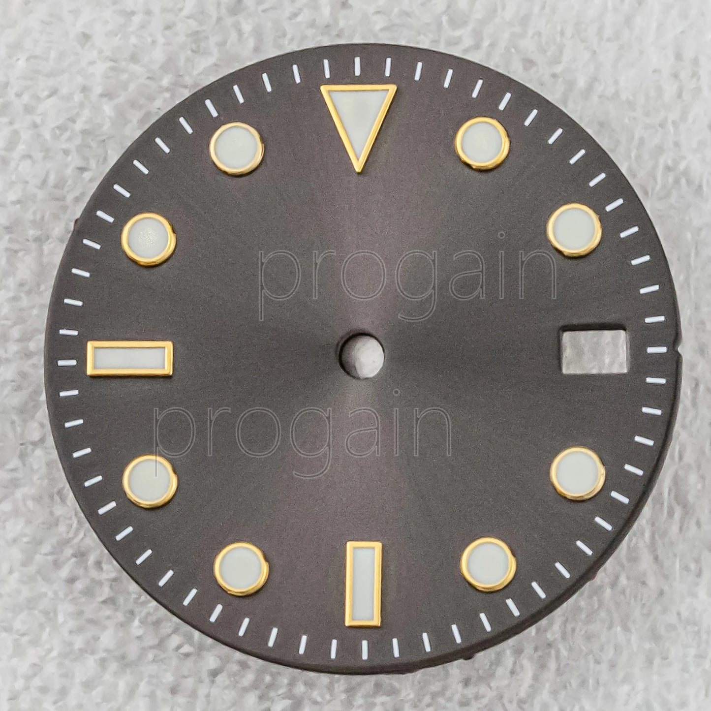 New NH35 Dial Green Luminous Watch Faces 28.5Mm Single/Double Calendar Dial Fit NH34 NH35 NH36 Movement SUB GMT Watch Parts