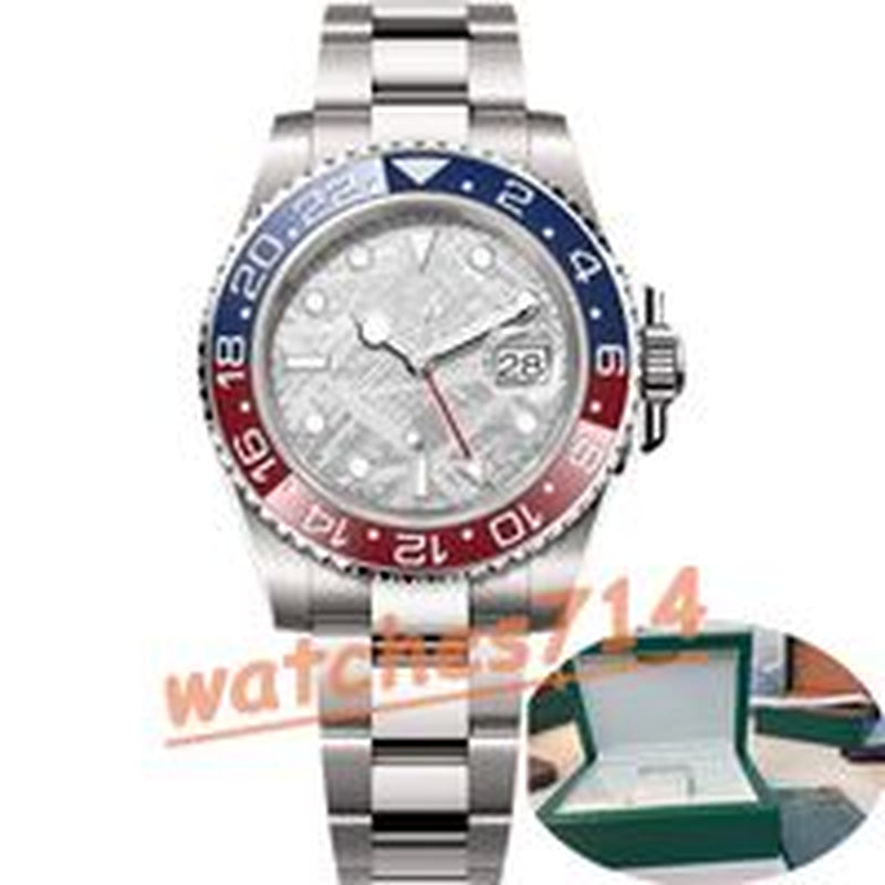 Mens Watch High Quality Luxury Watch 904L Clean Factory Top 3285 Watch Automatic Mechanical Movement 1:1 Ceramic Circle Gmt Standard Time 40Mm Water Proof Witn Box