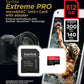 Extreme PRO Microsdxc UHS-I Memory Card 512 GB + Adapter & Rescuepro Deluxe (For Smartphones, Action Cameras or Drones, A2, Class 10, V30, U3, 200 Mb/S Transfer)