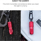 IMINI 2 EDC Rechargeable Keychain Flashlight, 50 Lumens Compact and Portable Mini LED Keyring Lights with Built-In Battery Ideal for Everyday Carry and Emergencies (Passionate Red)