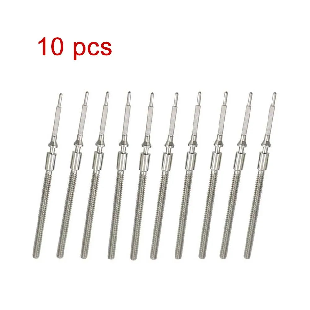 For 3135 Movement Winding Stem 1/2/3/5/10 Pcs Steel Handle Rod Metal Watch Stems for 3135 Movement Repair Tool