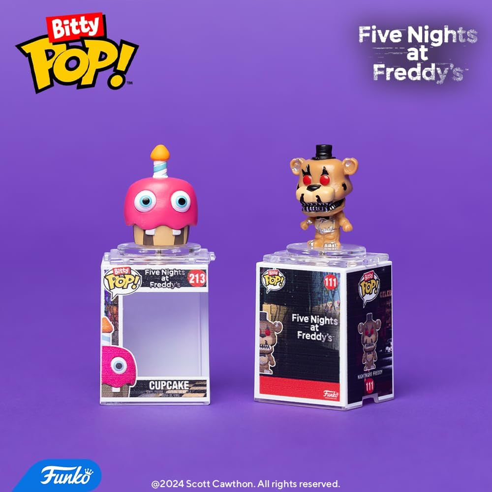 Bitty Pop!: Five Nights at Freddy'S Mini Collectible Toys 4-Pack - Ballora, Funtime Foxy, Baby & Mystery Chase Figure (Styles May Vary)