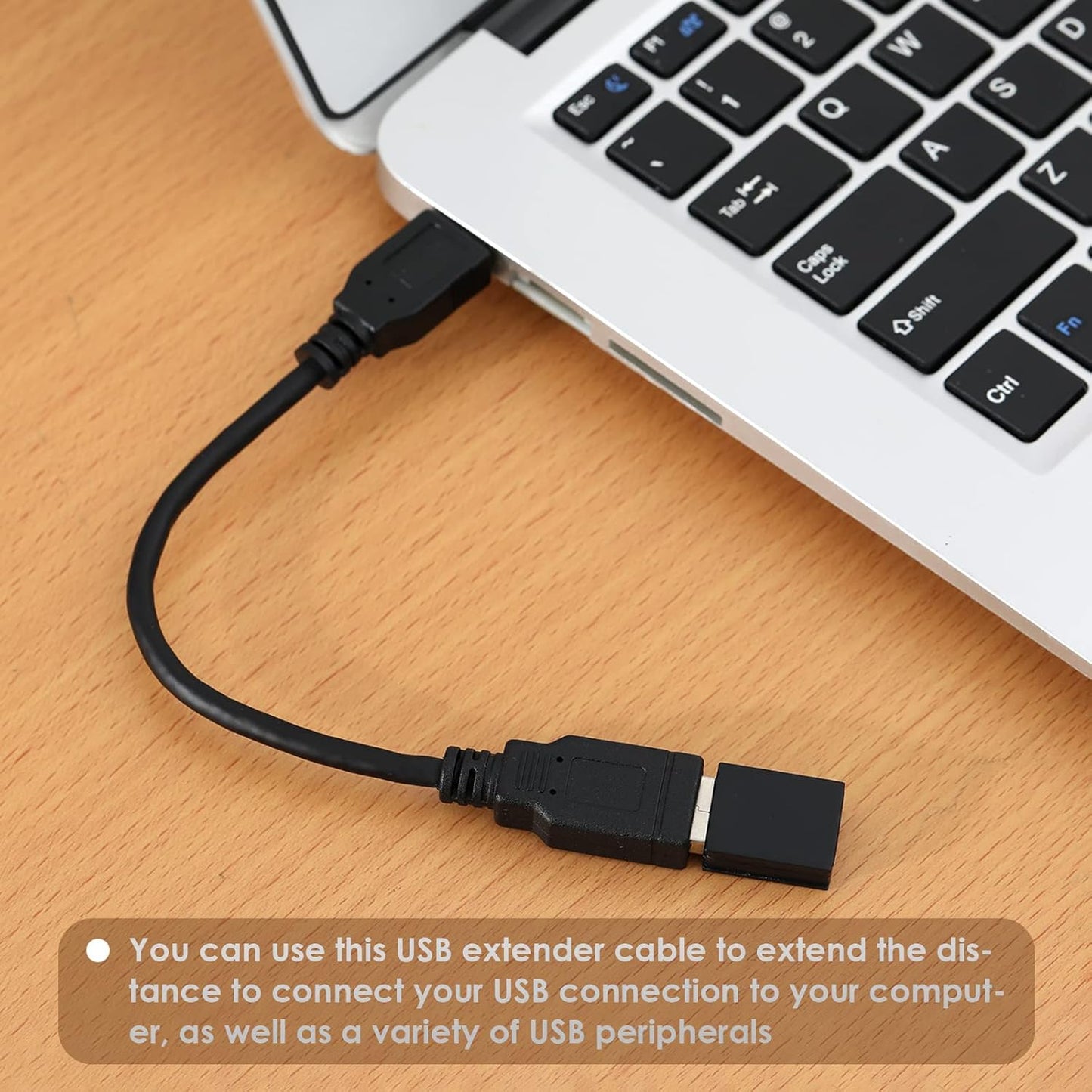 USB 3.0 USB Male a to Female a High Speed Standard USB Extension Cable - Extender to USB Hub,Black 8 Inch