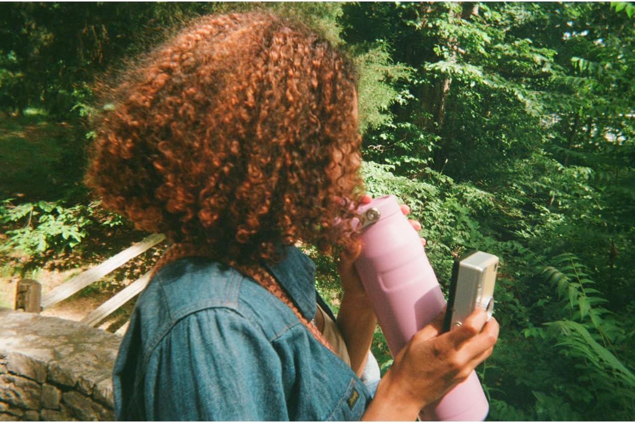 Iceflow Fast Flow Water Bottle | Angled Spout Lid | Lightweight & Leakproof for Travel & Sports | Insulated Stainless Steel | Bpa-Free