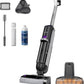 Cordless Wet Dry Cleaner, 170° Reclinable, Hot Air Drying Self Cleaning Vacuum and Mop Combo, Good for Hard Floors Pet Hair Sticky Messes, Rapidwash 630, Purple