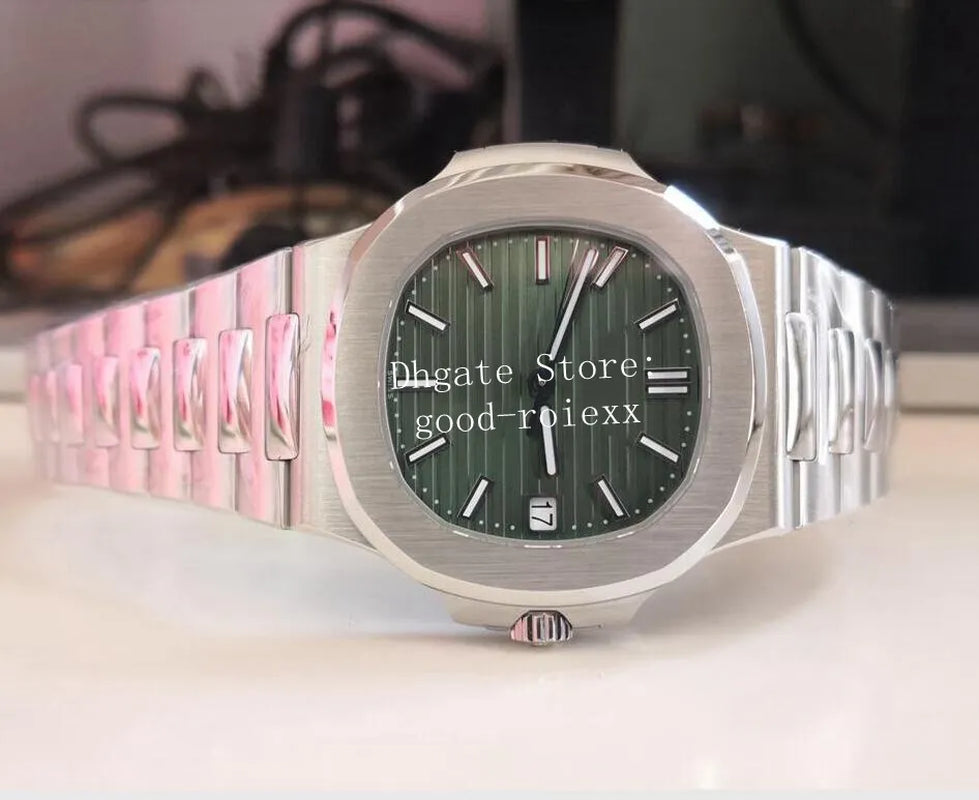 Men'S Watches Men Automatic Cal.26-330 Movement Watch 3K Maker 5811 Green Blue Gray White Dial 40Th Anniversary Steel 3Kf Eta Crystal 41Mm Wristwatches