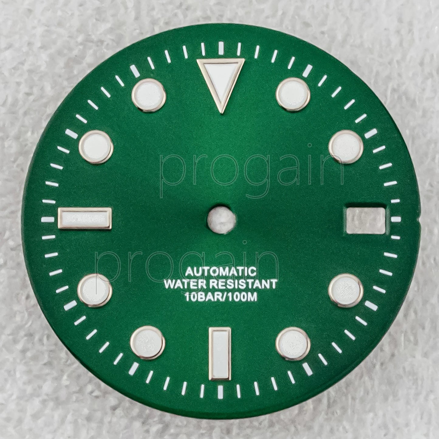 New NH35 Dial Green Luminous Watch Faces 28.5Mm Single/Double Calendar Dial Fit NH34 NH35 NH36 Movement SUB GMT Watch Parts