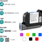 1PC Original 42Ml Solvent Ink Cartridge Replacement for Handheld Inkjet Printer Z10/C10/M10/M12/M11, High Adhesion and Quick Dry, Compatible for 0.5Inch/12.7Mm Nozzle Coding Machine (White)