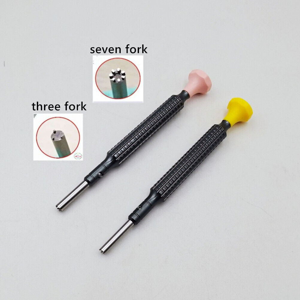 Professional 3 Spokes+7 Spokes Watch Movement Rotor Screwdriver for Omega 8800 A