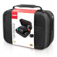 Switch Case for Nintendo Switch and Switch OLED Model, Portable Full Protection Carrying Travel Bag with 18 Game Cards Storage for Switch Console Pro Controller Accessories Black
