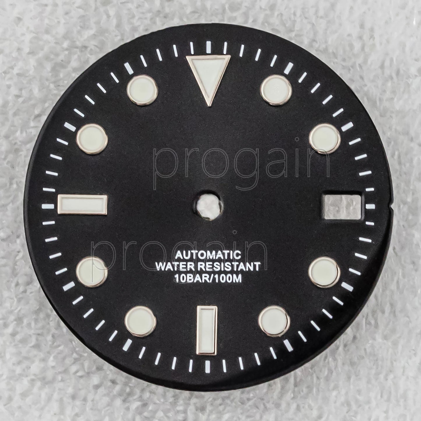 New NH35 Dial Green Luminous Watch Faces 28.5Mm Single/Double Calendar Dial Fit NH34 NH35 NH36 Movement SUB GMT Watch Parts