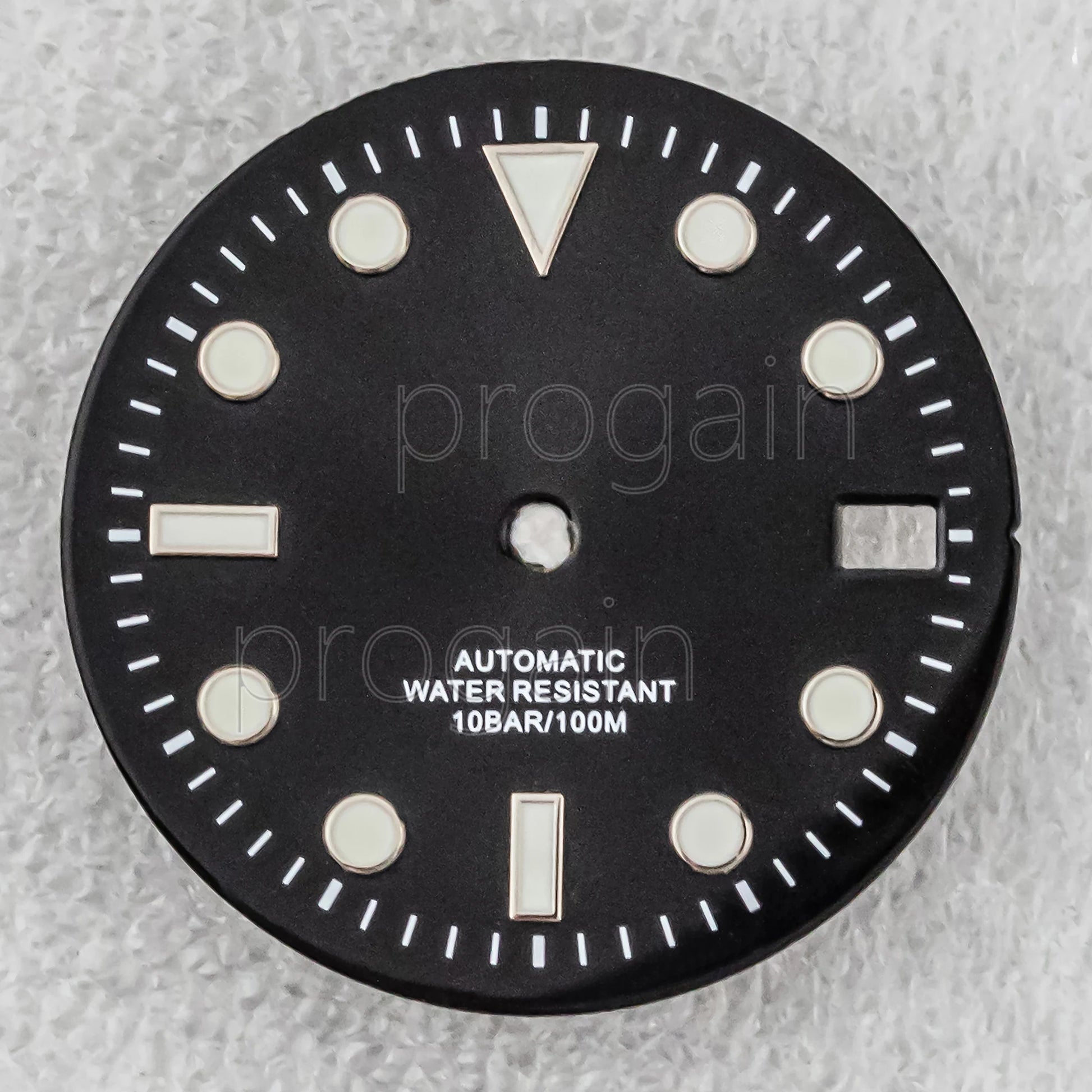 New NH35 Dial Green Luminous Watch Faces 28.5Mm Single/Double Calendar Dial Fit NH34 NH35 NH36 Movement SUB GMT Watch Parts