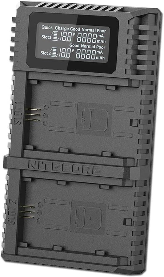 USN4 Pro Digital Quickcharge 2.0 USB Battery Charger Compatible with Sony NP-FZ100 Batteries
