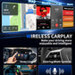Wireless Carplay Adapter, 2025 Upgraded 2-In-1 Mini Size Carplay & Android Auto, Convert Wired to Wireless with USB & Usb-C/Type-C, Plug & Play, Stable Control & No Delay, with Iphone & Android