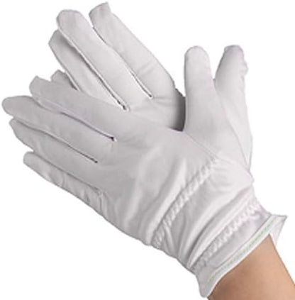 Microfiber Gloves Scratches Fingerprints (White) Protection for Jewelry Collectibles Lenses Coin Silver Archival Costume Inspection