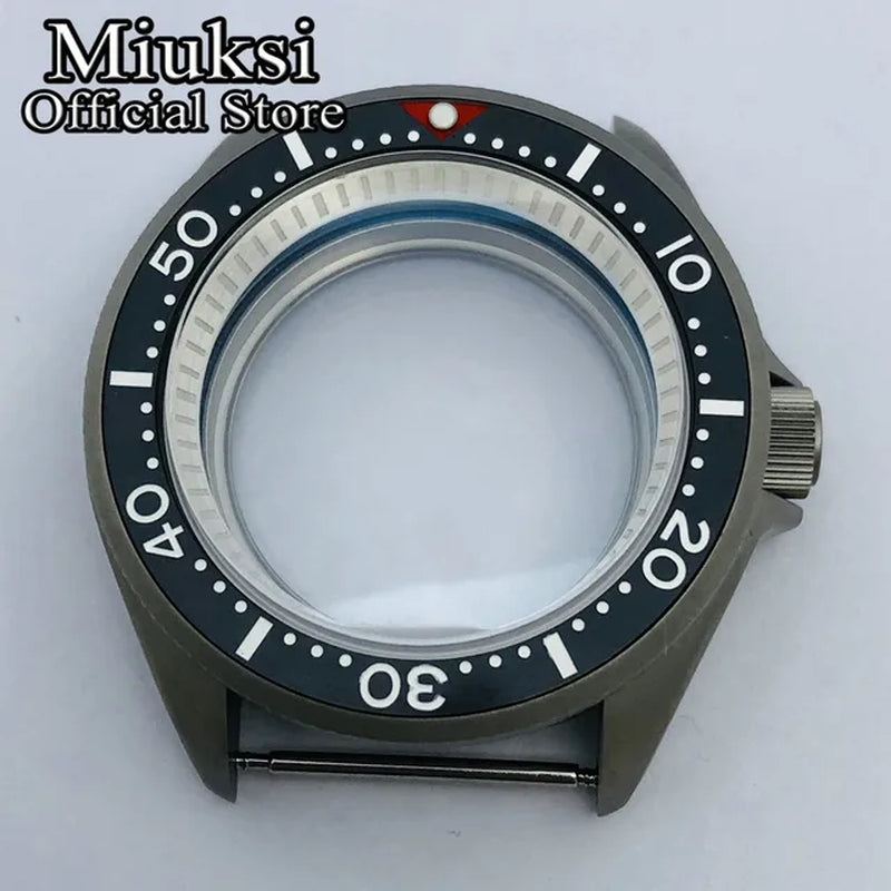 42Mm Watch Case Domed Sapphire Glass Ceramic/Titanium Bezel 200M Water Resistant Fit NH35 NH36 Movement