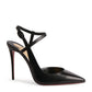 Christian Louboutin JENLOVE 100 Leather Ankle Strap Heels Pump Shoes Sandal $895