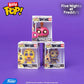 Bitty Pop!: Five Nights at Freddy'S Mini Collectible Toys 4-Pack - Nightmare Bonnie, Nightmare Chica, Nightmare Freddy & Mystery Chase Figure (Styles May Vary)